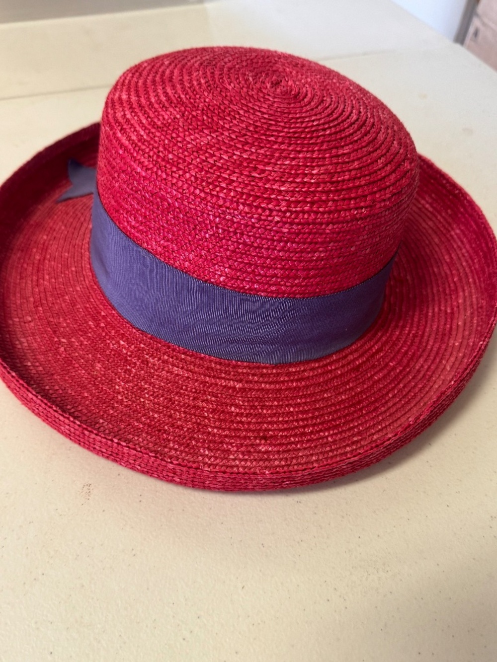 ed Hat Ladies Red and Purple Hat - NWOT